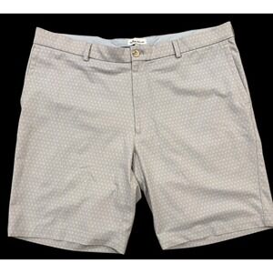 Peter Millar Crown Sport Golf Performance‎ Shorts Men's 38 Gray Skull Print